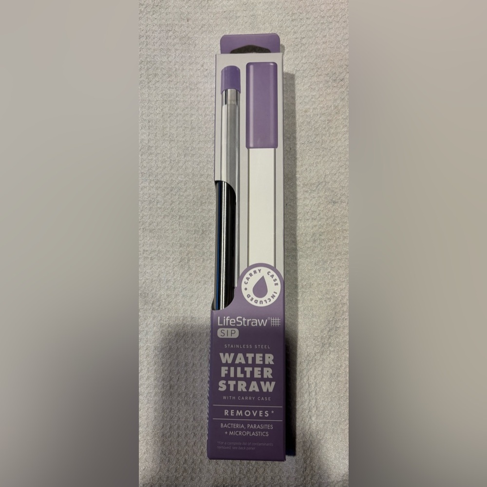 LifeStraw Stainless Steel Water Filter Straw